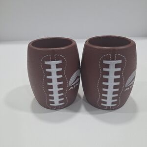 Football-Themed Brown Drink Holders/Coolers/Koozies